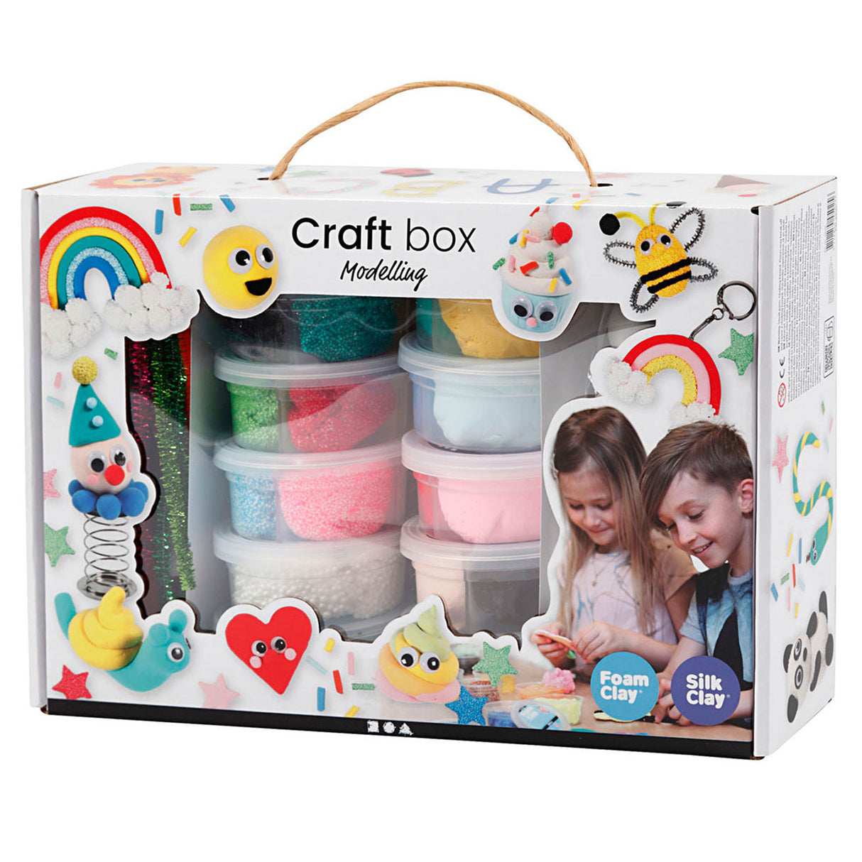 Creativ company foam clay en silk clay set