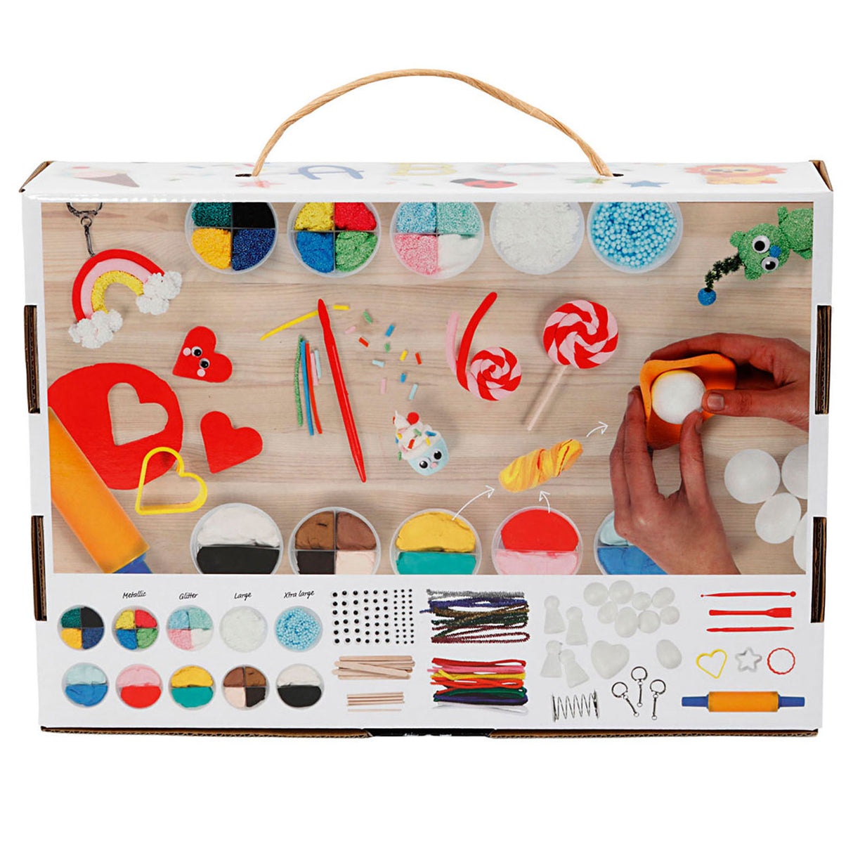 Creativ company foam clay en silk clay set