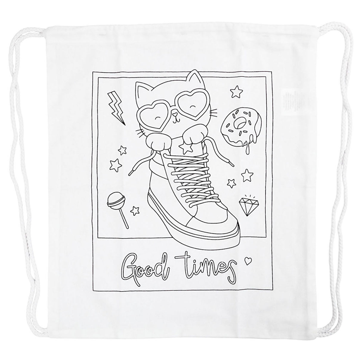 Creativ company gymtas met print