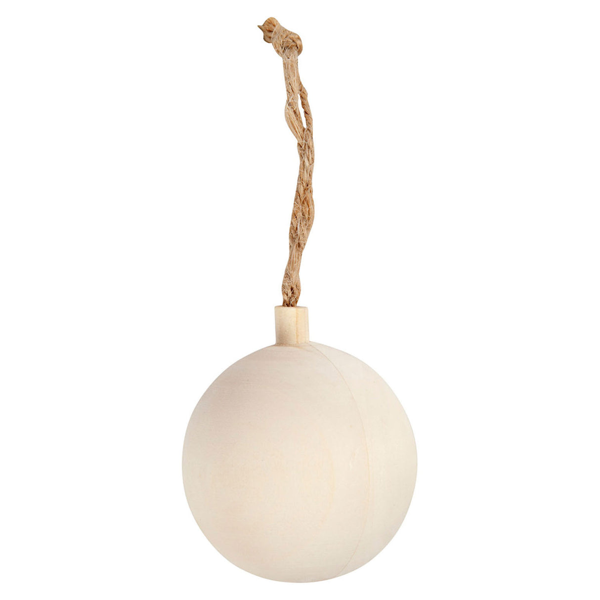Creativ company kerstbal hanger hout, 5,5cm