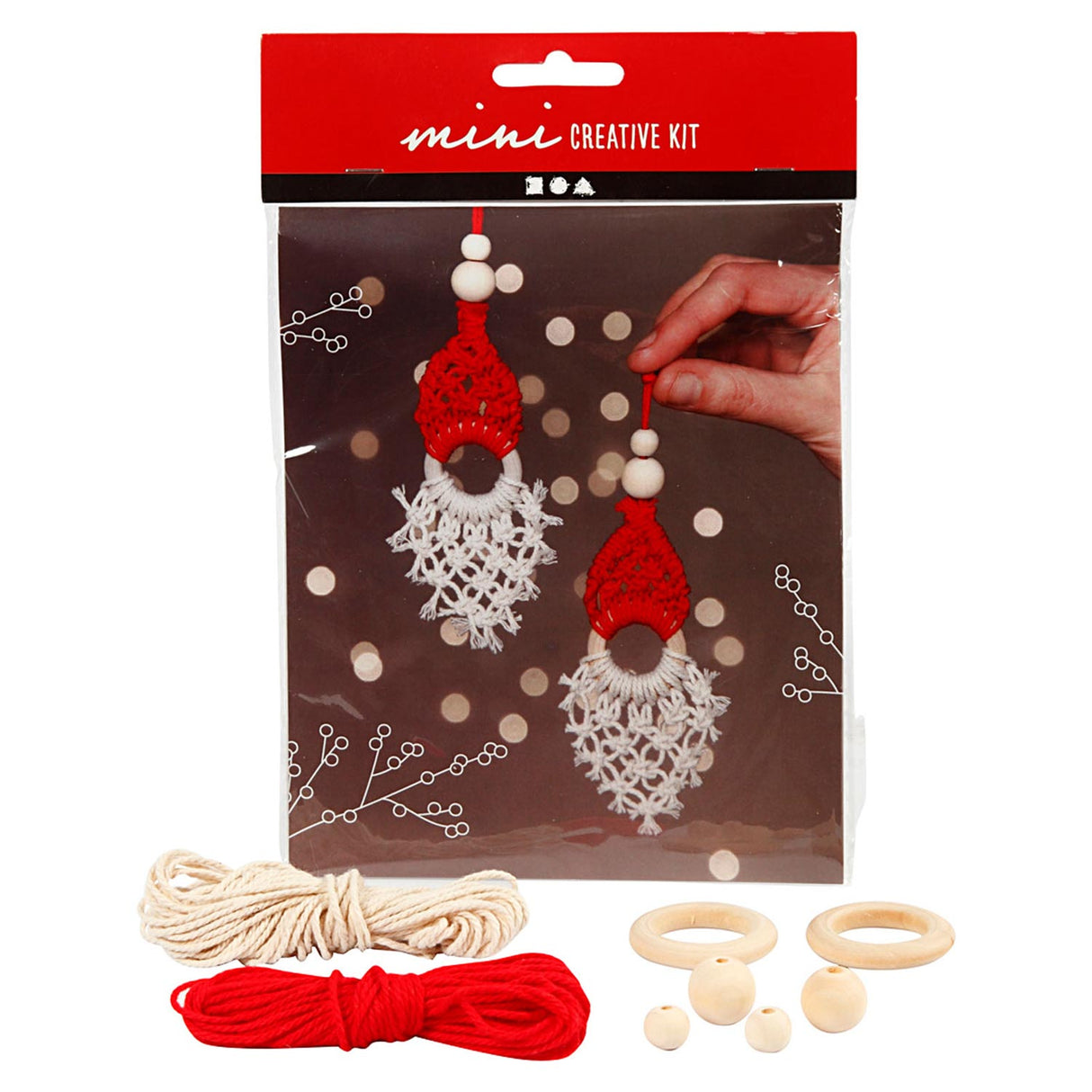 Creativ company http: www.cchobby.nl creative-mini-kit-macrame-elf-h-14-cm-1-doos