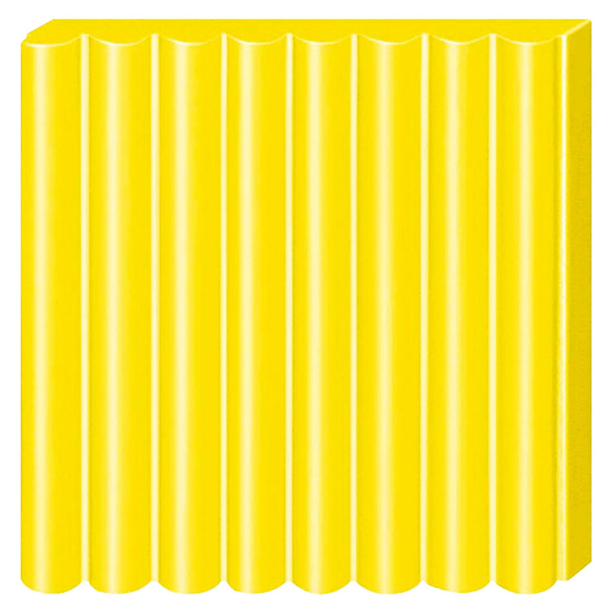 Fimo kids 8030 - ovenhardende boetseerklei - blokje 42 g - geel