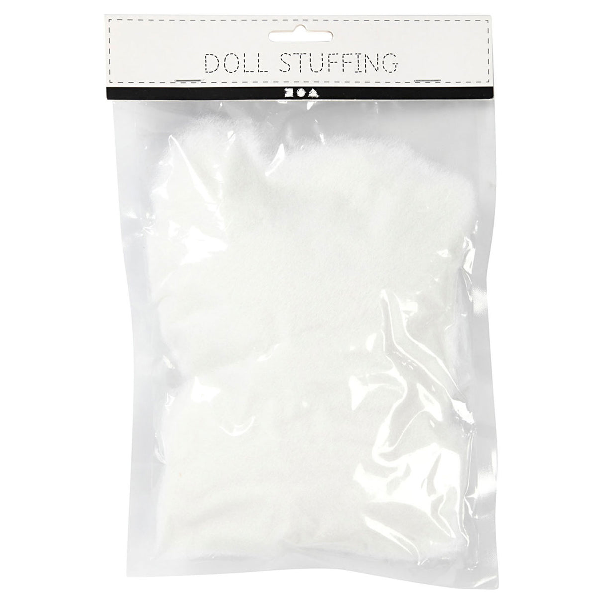 Creativ company poppenvulling wit, 50gr.
