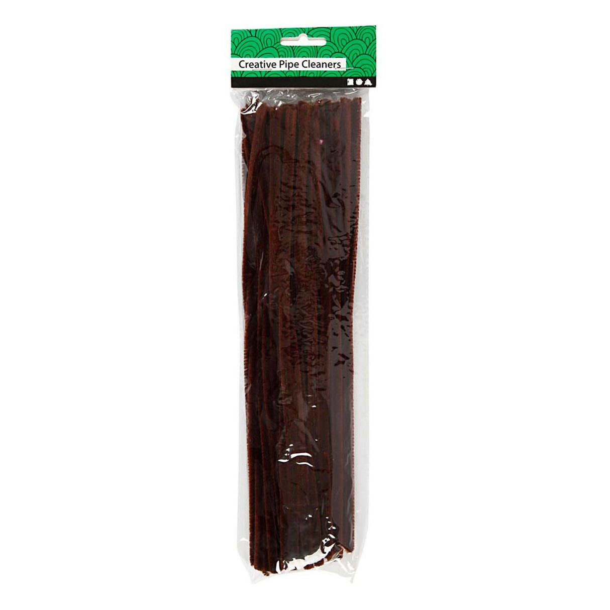 Creativ company chenille bruin 30cm, 50st.