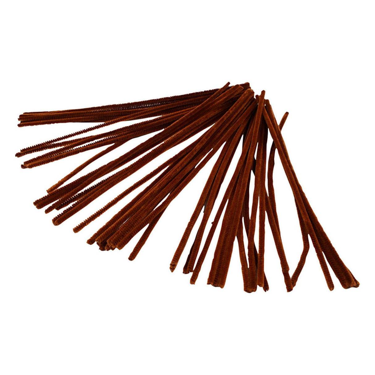 Creativ company chenille bruin 30cm, 50st.
