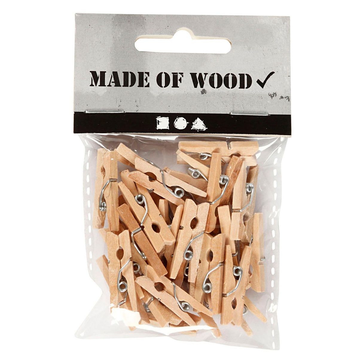 Creativ company mini wasknijpers, 30st.