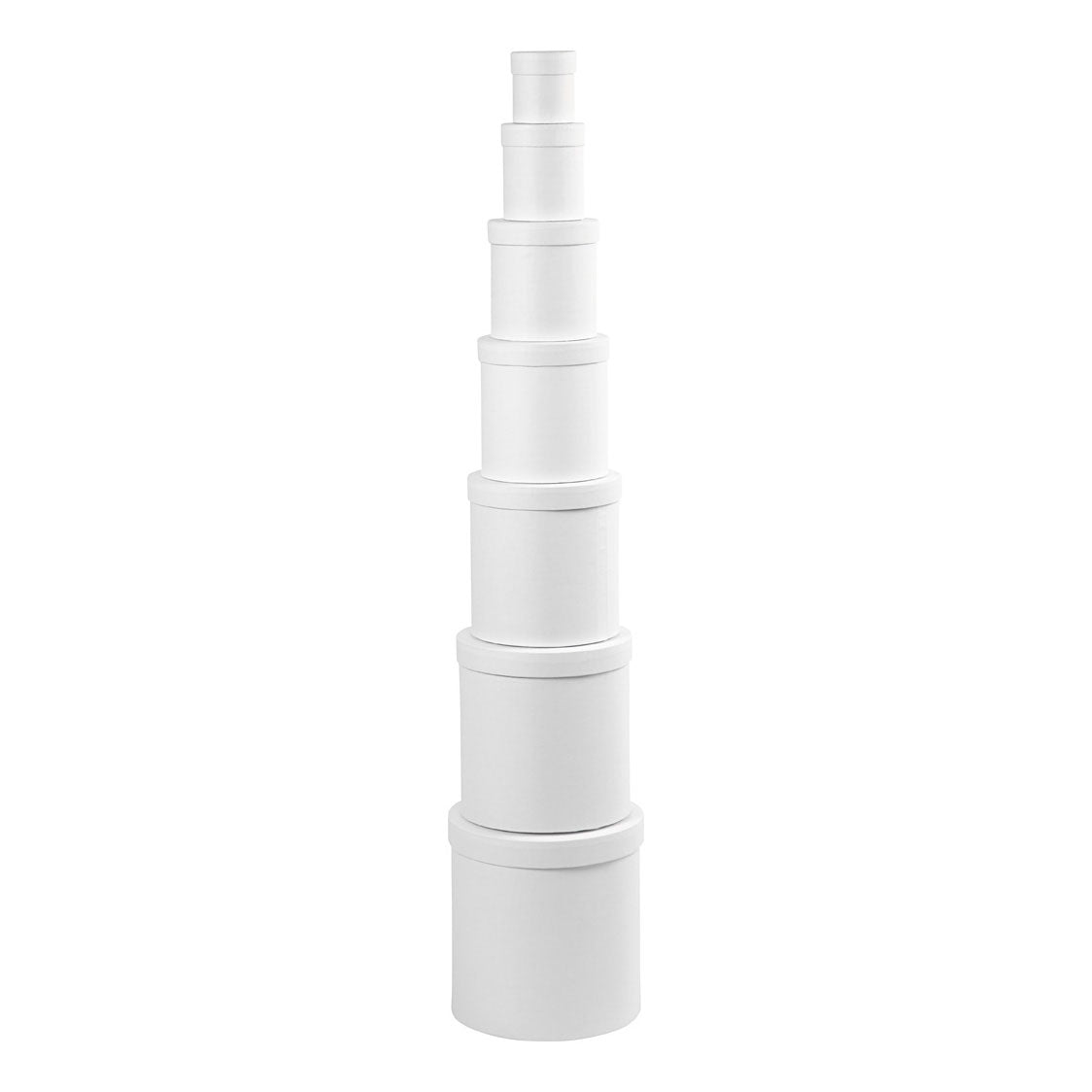 Creativ company ronde dozen wit, 7st.