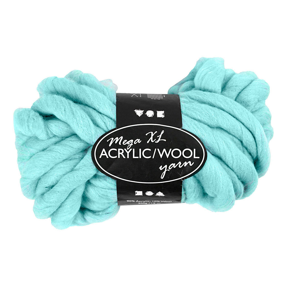 Creativ company https: www.cchobby.nl xl-garen-van-acryl-l-15-m-afm-mega-turquoise-300-gr-1-bol