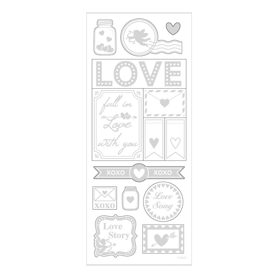 Creativ company https: www.cchobby.nl stickers-love-vel-10x24-cm-ca-14-stuk-zilver-1-vel