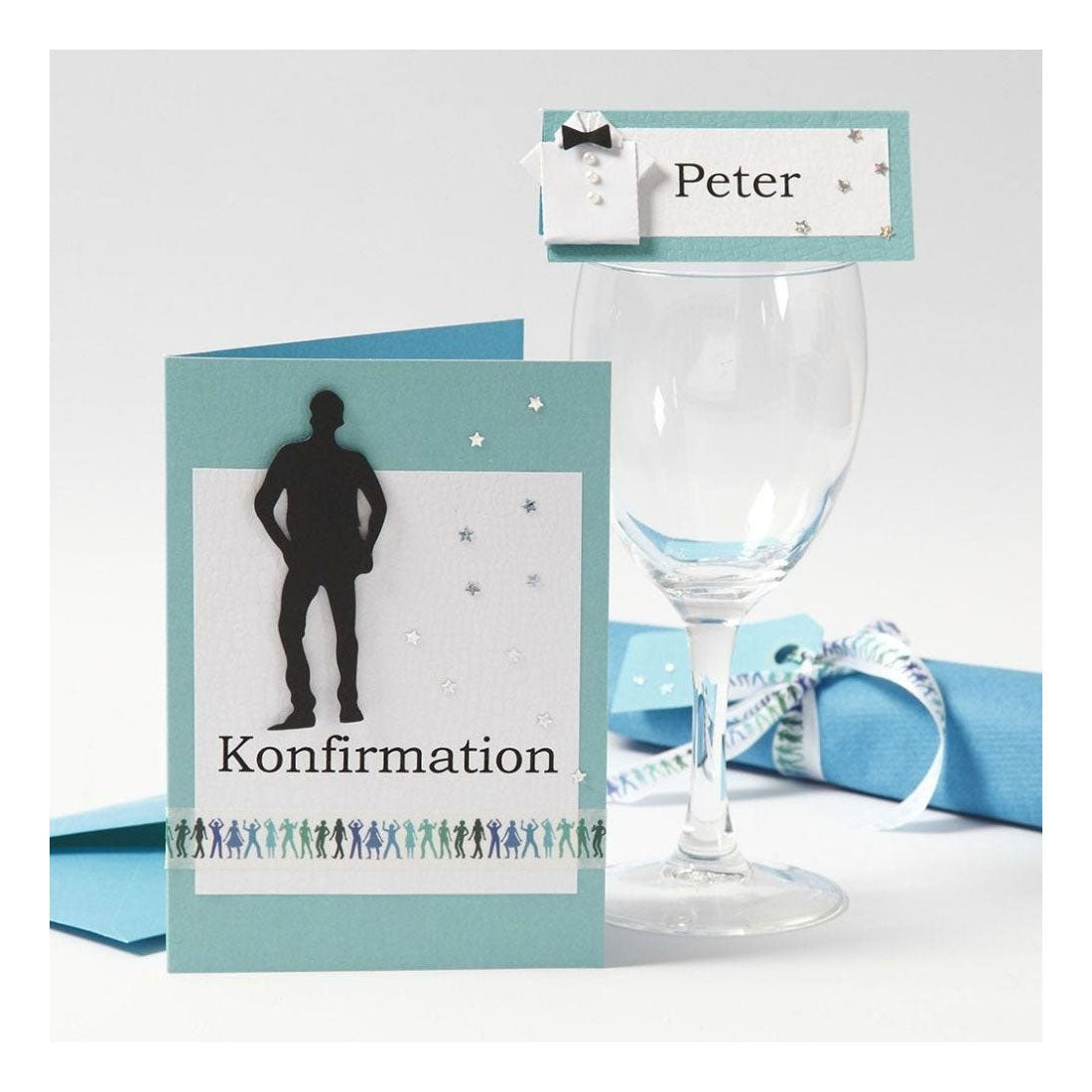 Happy moments naamkaarten off-white, 20st.