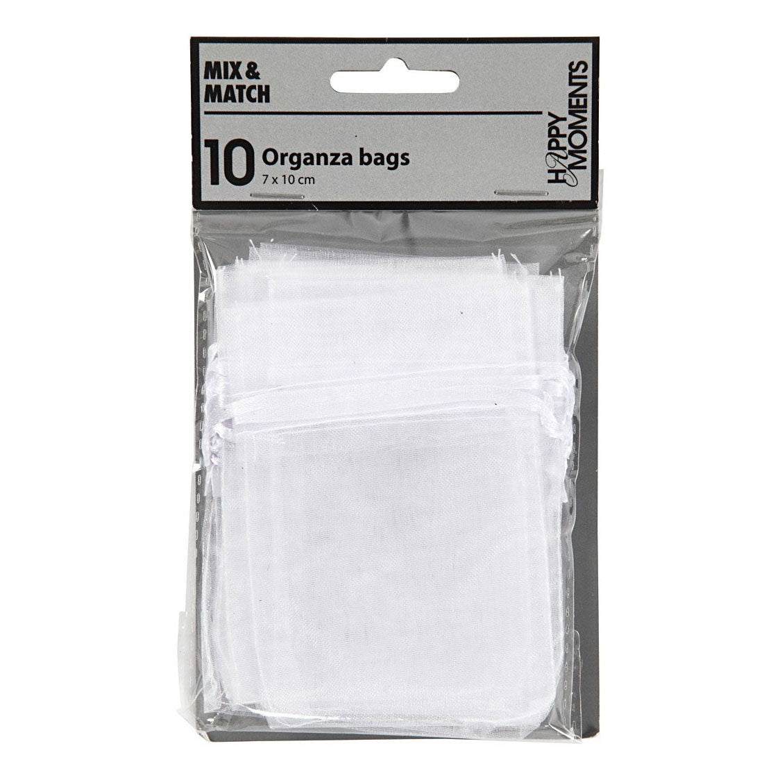 Creativ company http: www.cchobby.nl organza-zakjes-afm-7x10-cm-wit-10-stuk-1-doos