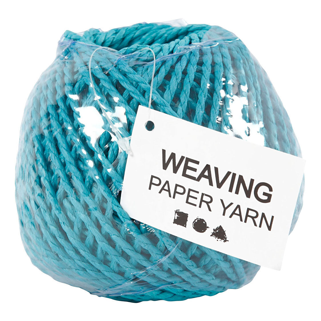 Creativ company http: www.cchobby.nl papier-garen-dikte-2-5-3-mm-turquoise-150-gr-40-m-1-bol