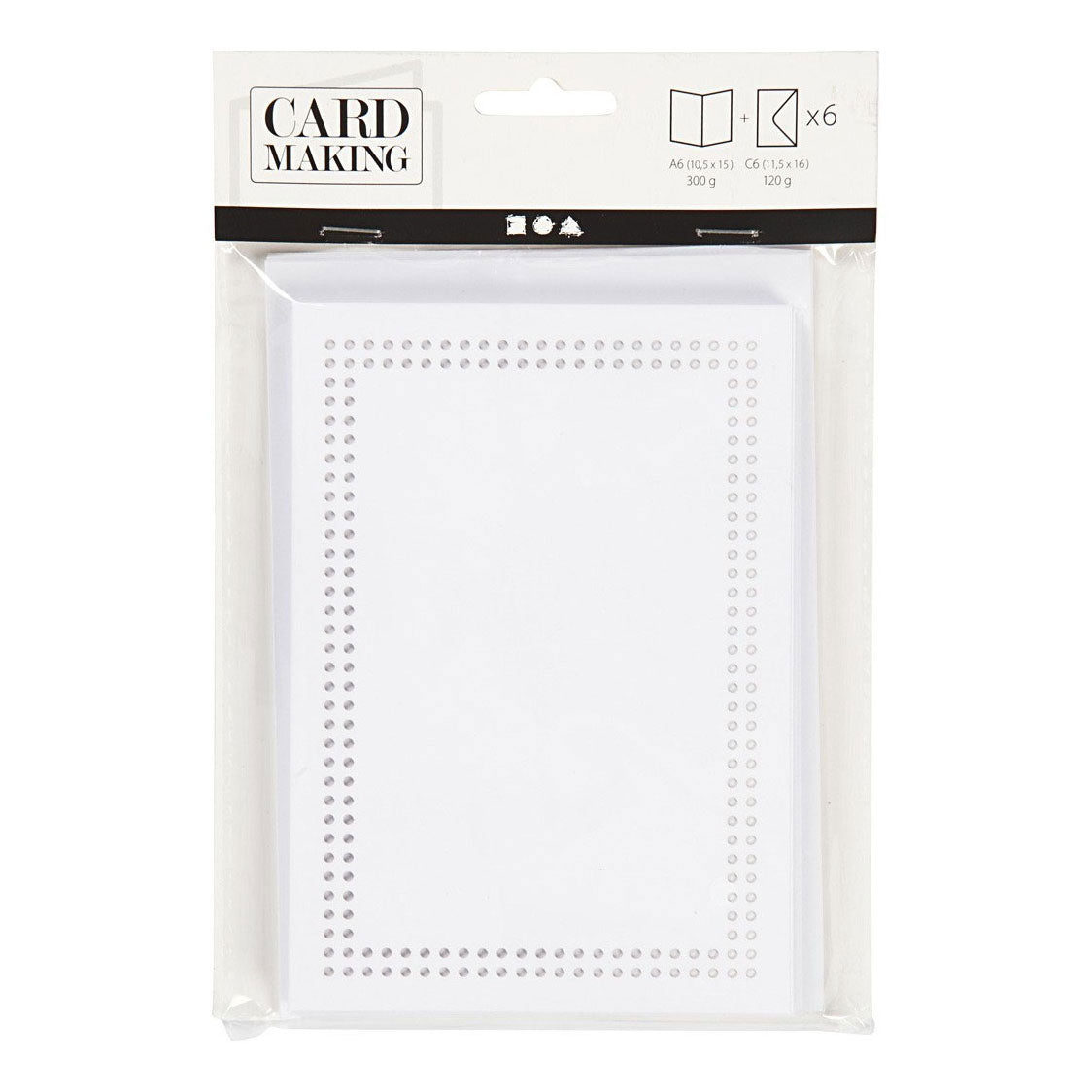 Creativ company http: www.cchobby.nl kaarten-om-te-borduren-afmeting-kaart-10-5x15-cm-afmeting-envelop-11-5x16-5-cm-wit-6-set-1-doos
