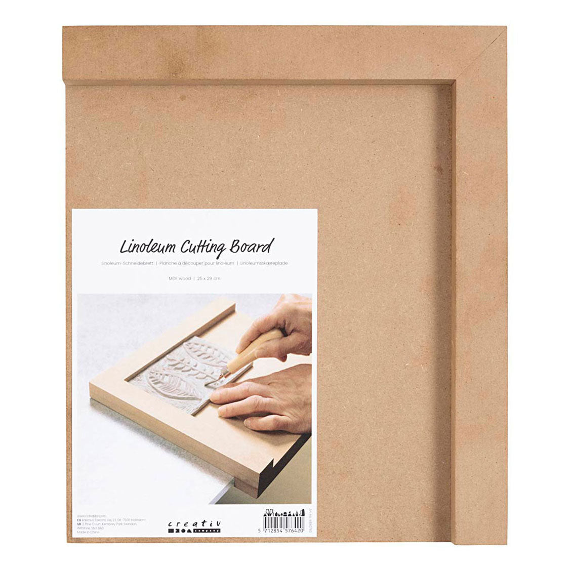Creativ company https: www.cchobby.nl houten-linoleumhouder-afm-25x29-cm-rechtshandig-1-stuk