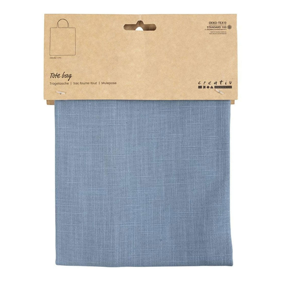 Creativ company http: www.cchobby.nl draagtas-afm-38x42-cm-185-gr-pigeon-blue-1-doos