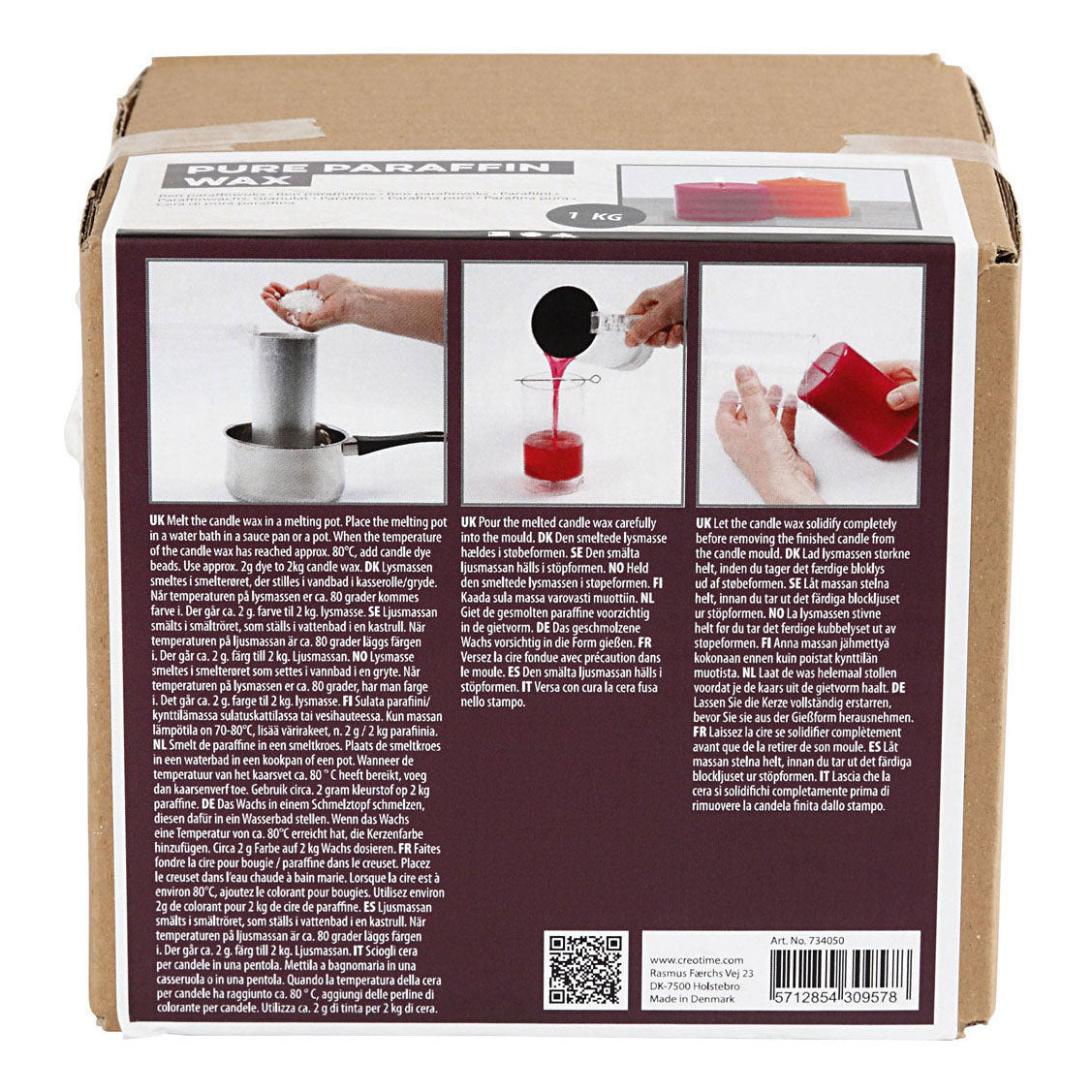 Creativ company http: www.cchobby.nl pure-paraffine-was-1-kg