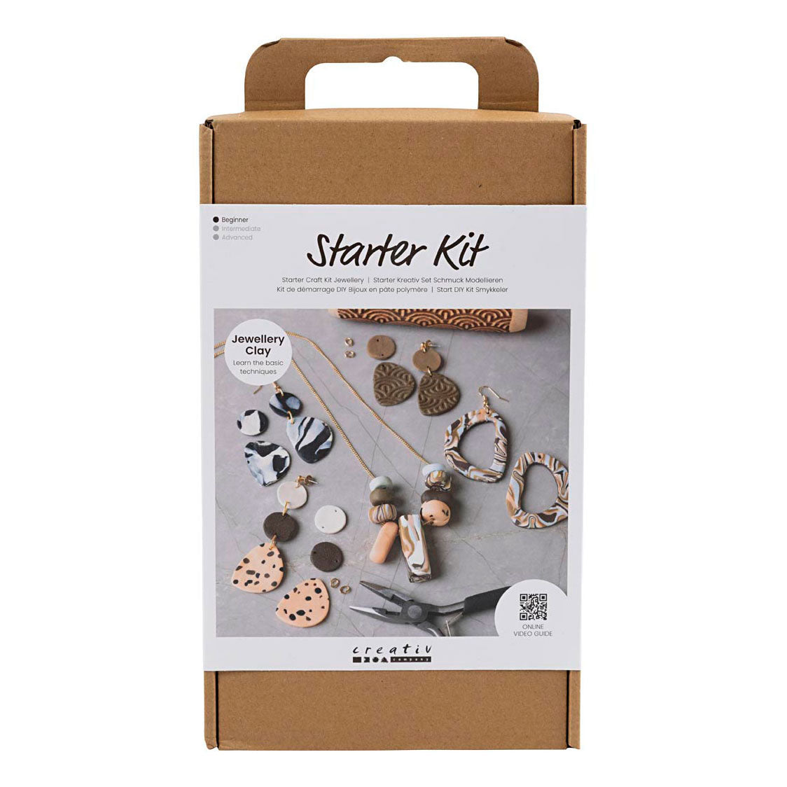 Creativ company http: www.cchobby.nl starter-hobbyset-sieraden-klei-sieraden-diverse-kleuren-1-doos
