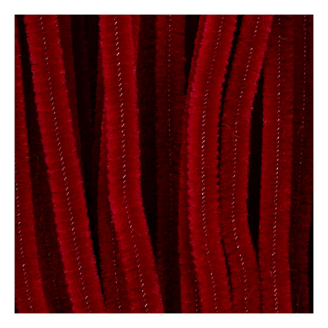Creativ company chenilledraad knutselmateriaal donkerrood 50 stuks 6mm x 30cm.