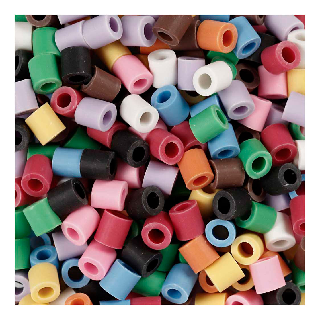 Creativ company nabbi biobeads 5x5mm diverse kleuren - 3000st.