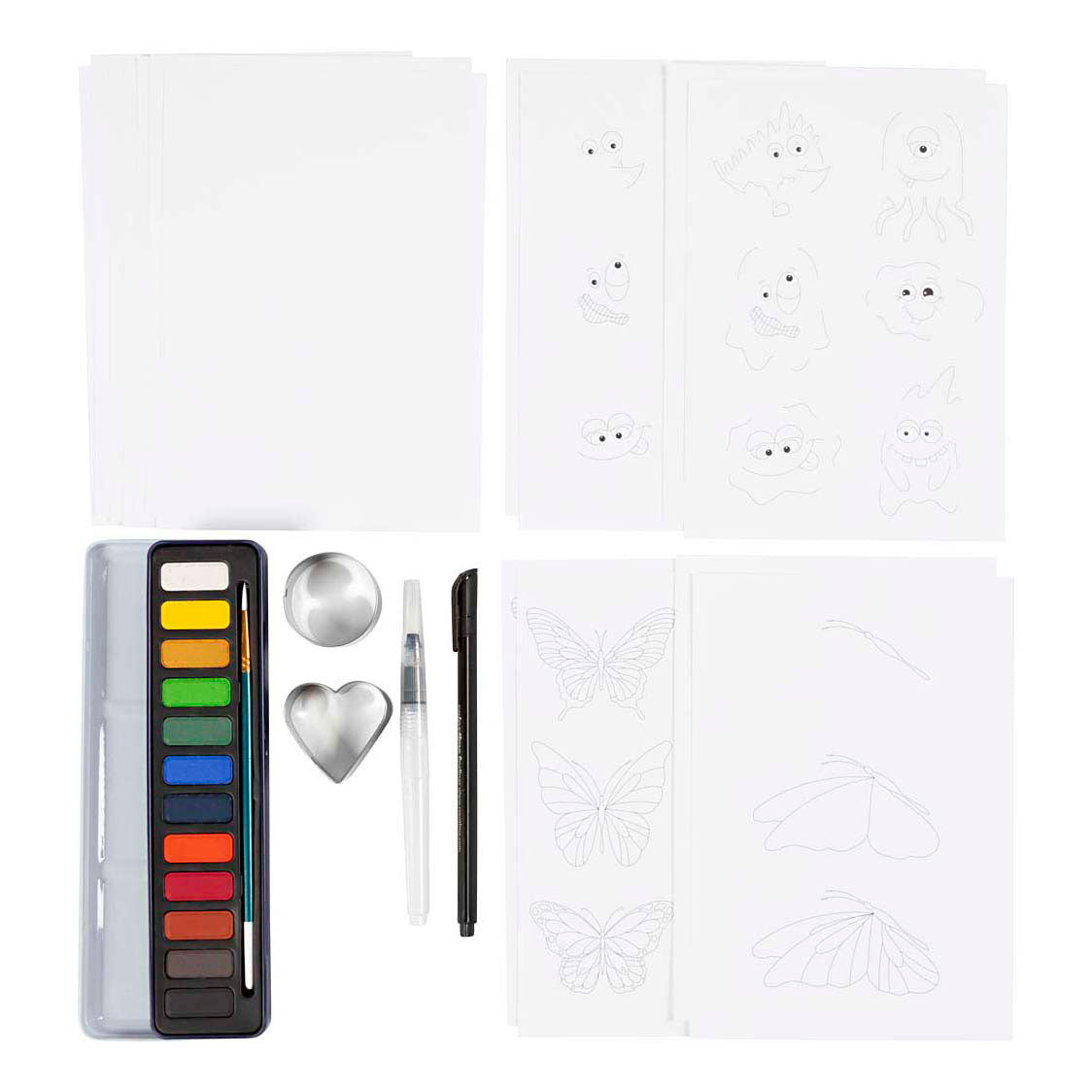 Creativ company http: www.cchobby.nl hobbyset-aquarel-1-doos-977768