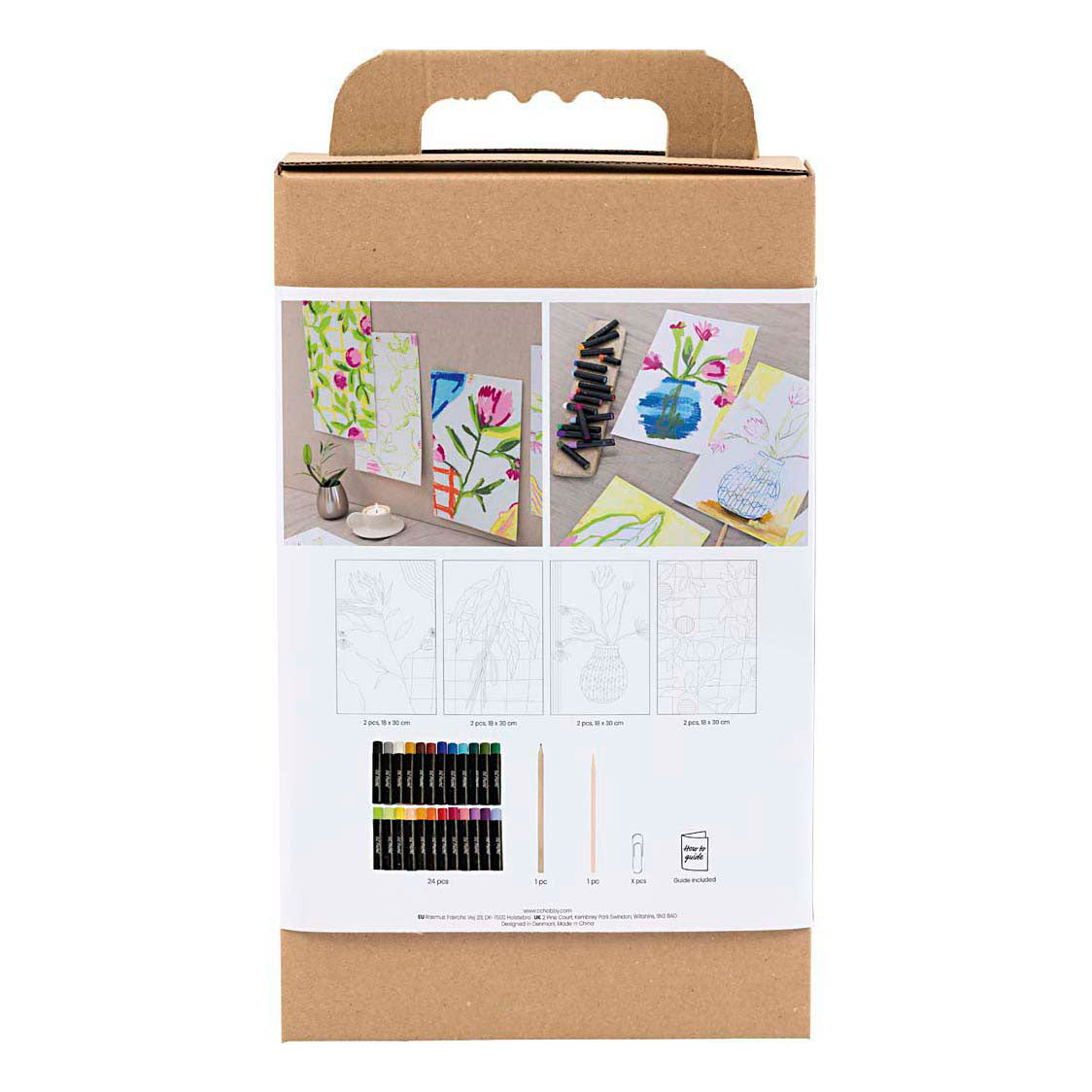 Creativ company https: www.cchobby.nl hobbyset-oliepastel-bloemen-diverse-kleuren-1-doos