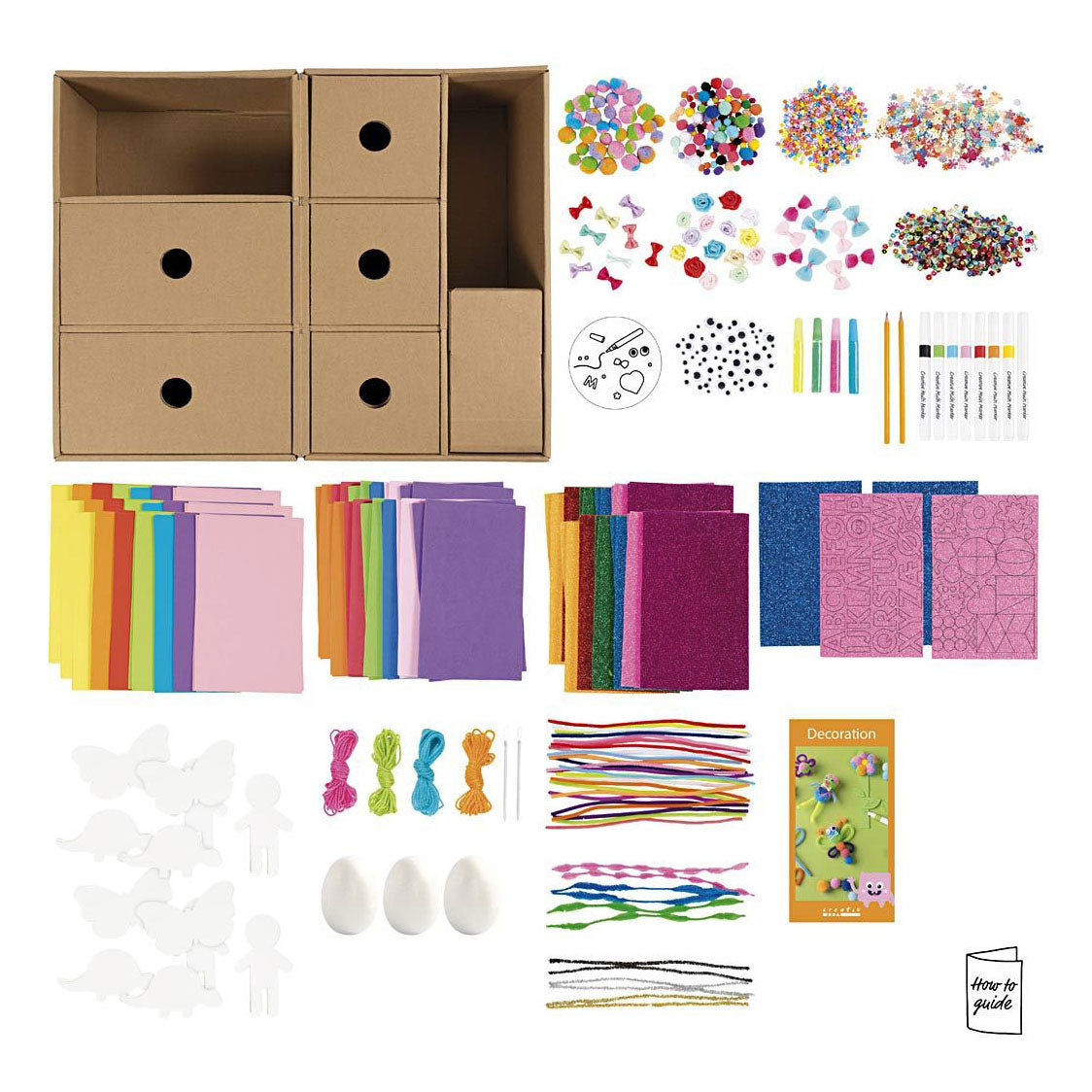 Creativ company https: www.cchobby.nl mijn-knutselstation-decoratie-diverse-kleuren-1-doos