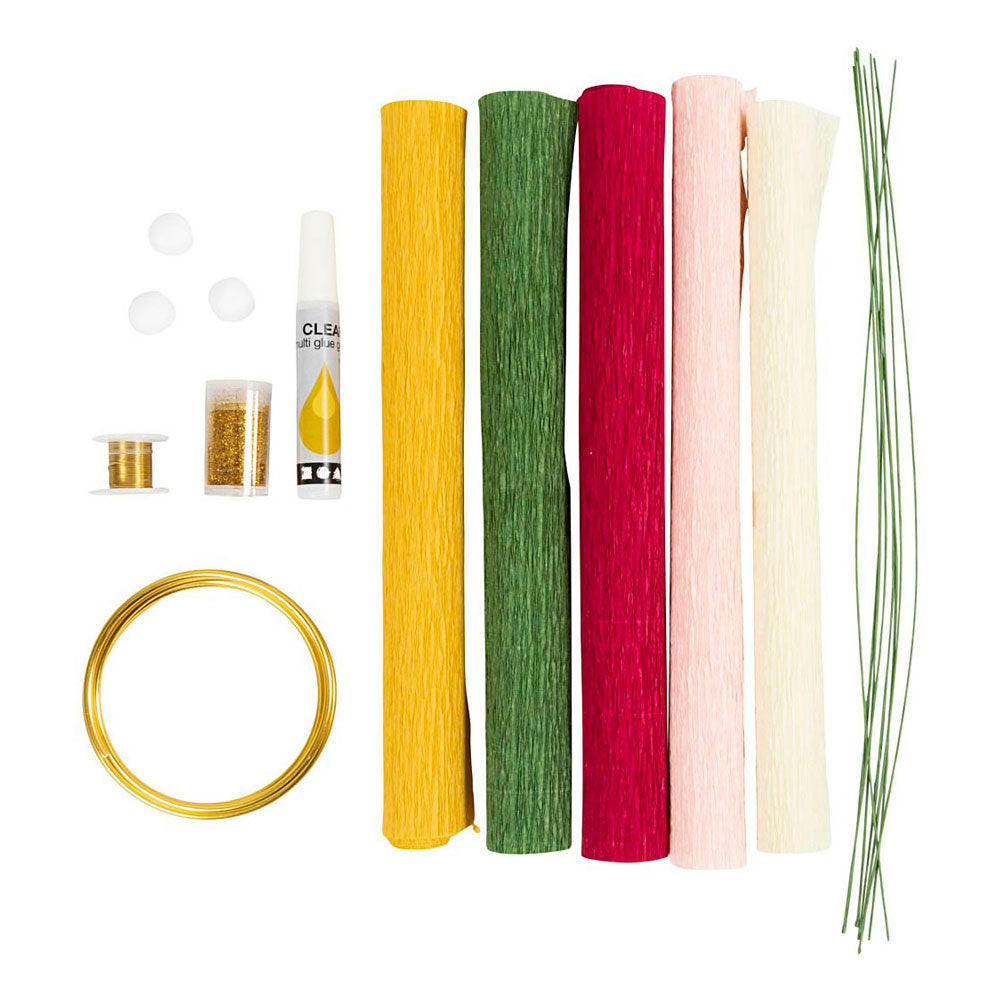 Creativ company hobbyset crepepapier krans