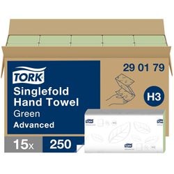 Tork 290179 handdoek zigzag 2-laags advanced groen 290179 (290179)