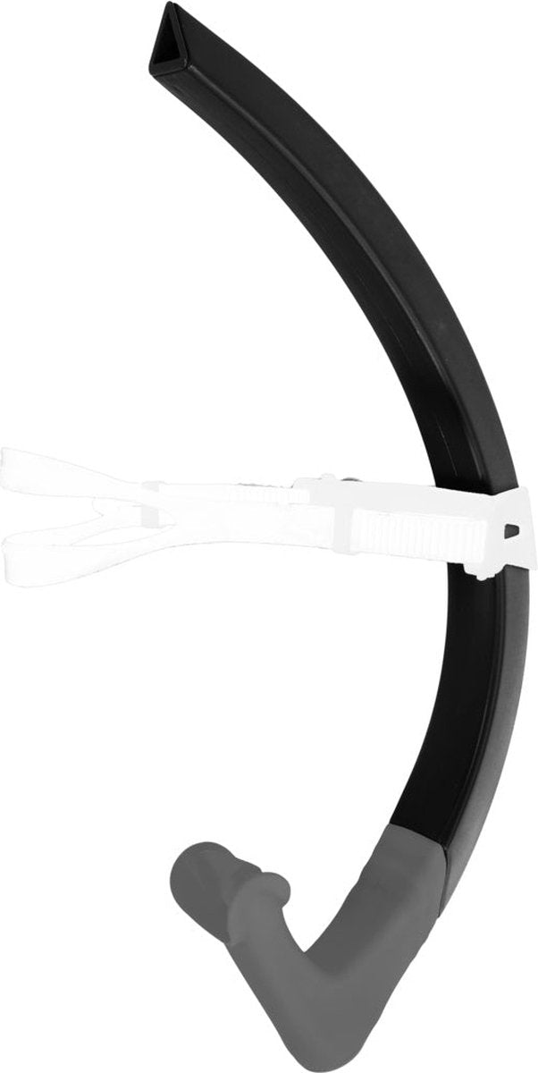 Aqua sphere aquasphere focus front snorkel - volwassenen - zwart grijs
