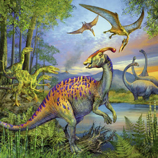 Ravensburger puzzel dinosauriërs 3x49 stuks
