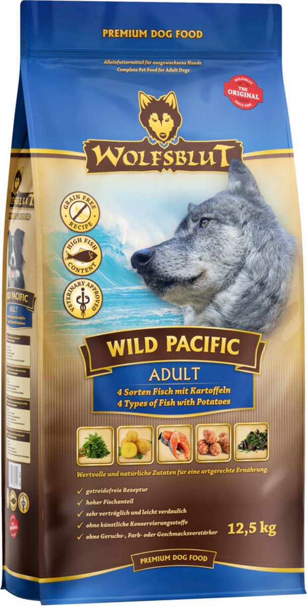 Wolfsblut wild pacific adult 12,5 kg