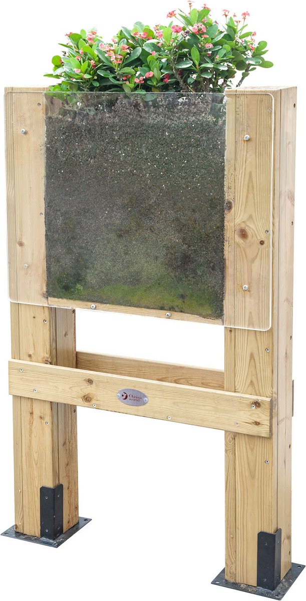 Classic world toys classic world houten plantenbak 'zie het groeien'