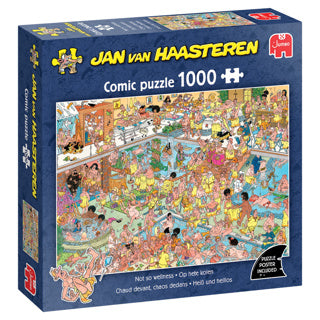 Jan van haasteren - op hete kolen - 1000 stukjes puzzel - legpuzzel
