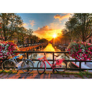 Ravensburger puzzel fietsen in amsterdam 1000 stukjes