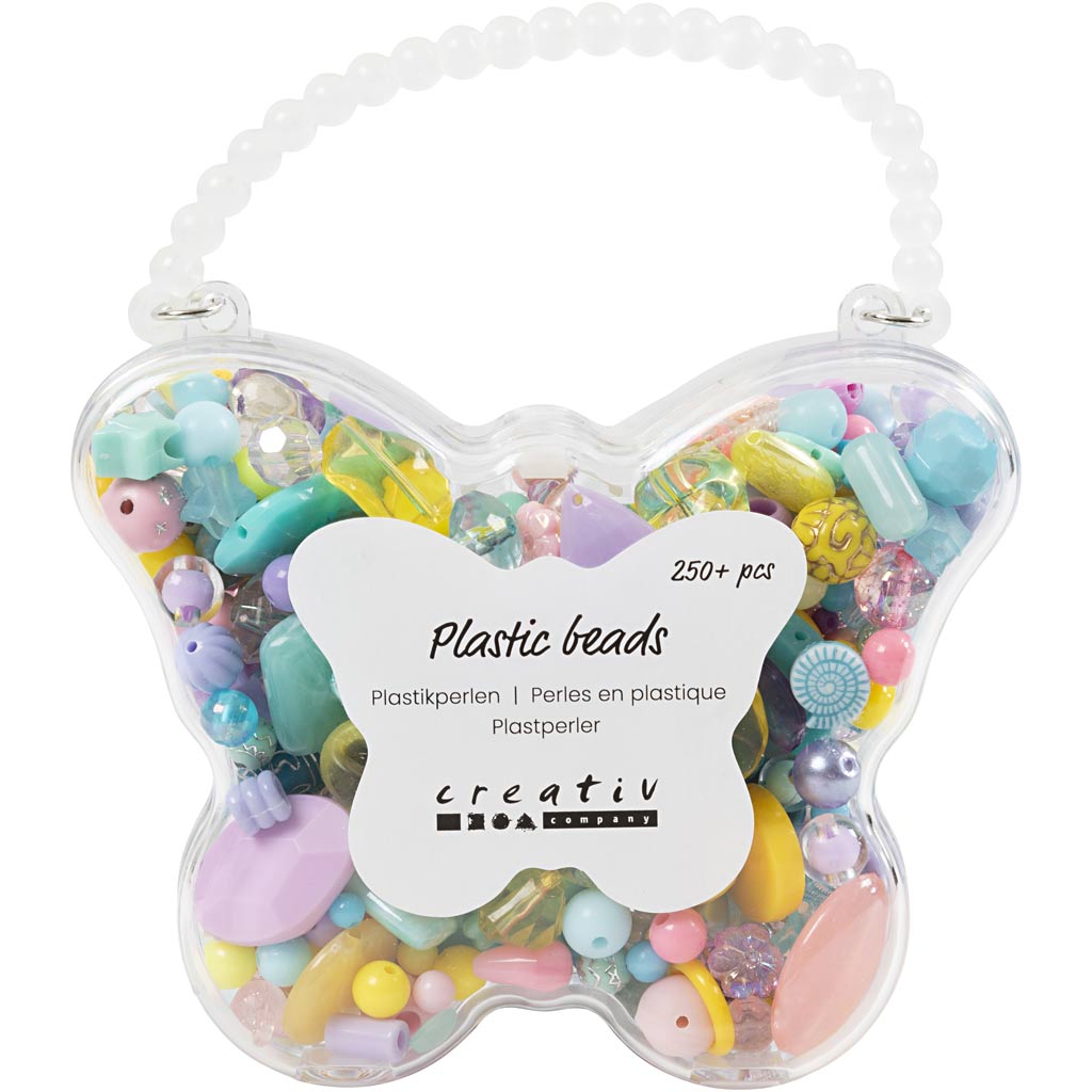 Creativ company https: www.cchobby.nl plastic-kralen-d-5-35-mm-gatgrootte-1-8-mm-diverse-kleuren-193-gr-300-ml-1-doos