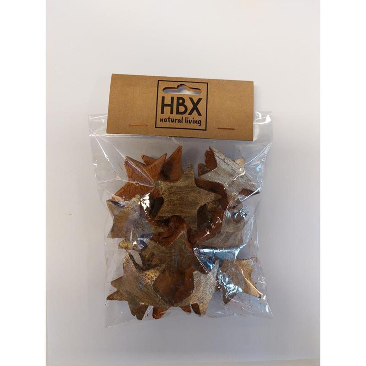 Hbx natural living basic coco sterren in zakje a 15 stuks