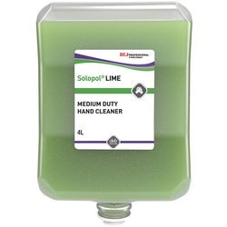 Handzeep cartridge deb lime wash 4 liter groen