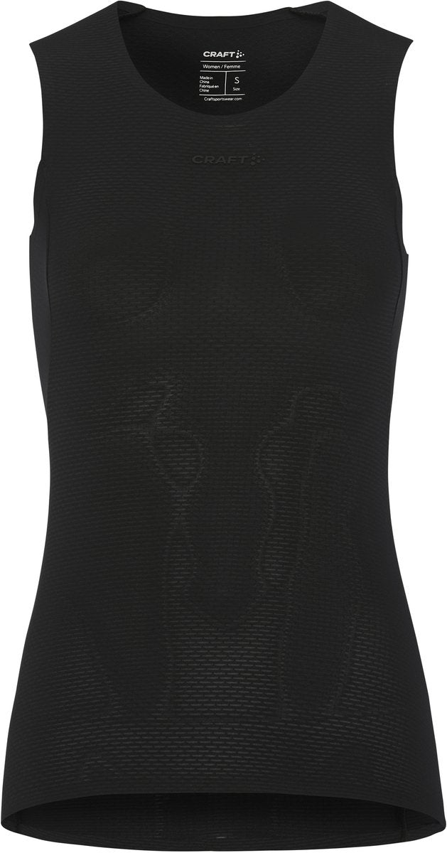 Craft active nanoweight sl w dames thermoshirt - zwart