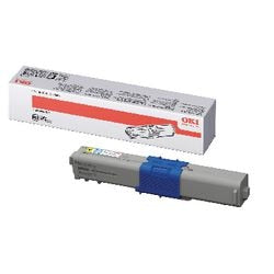 Tonercartridge oki 44469704 geel