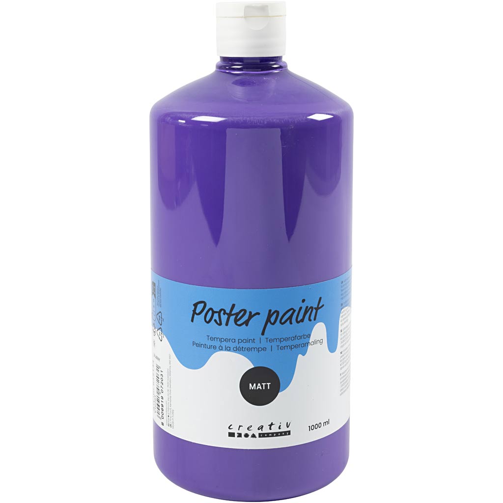 Https: www.cchobby.nl tempera-verf-mat-violet-1000-ml-1-fles