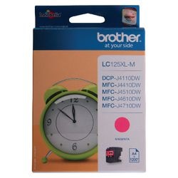 Inktcartridge brother lc125xlm magenta
