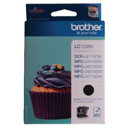 Inktcartridge brother lc-123bk zwart