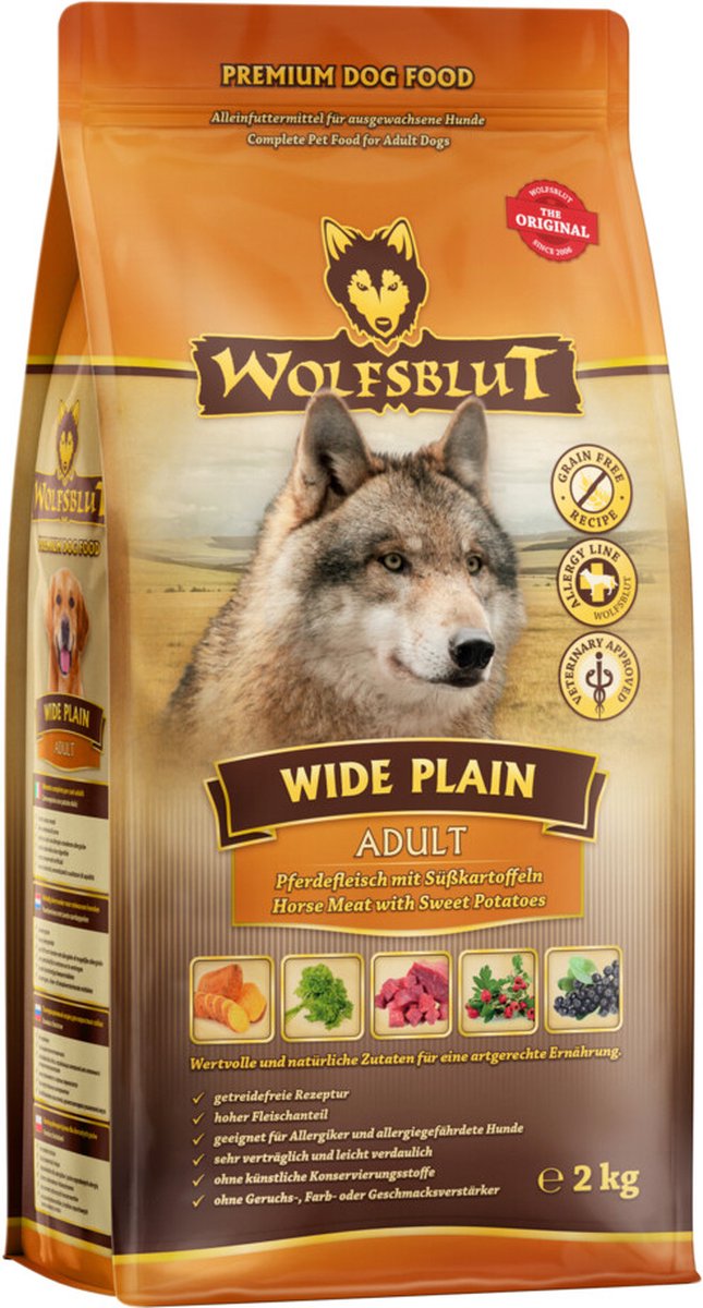 Wolfsblut wide plain adult 2 kg