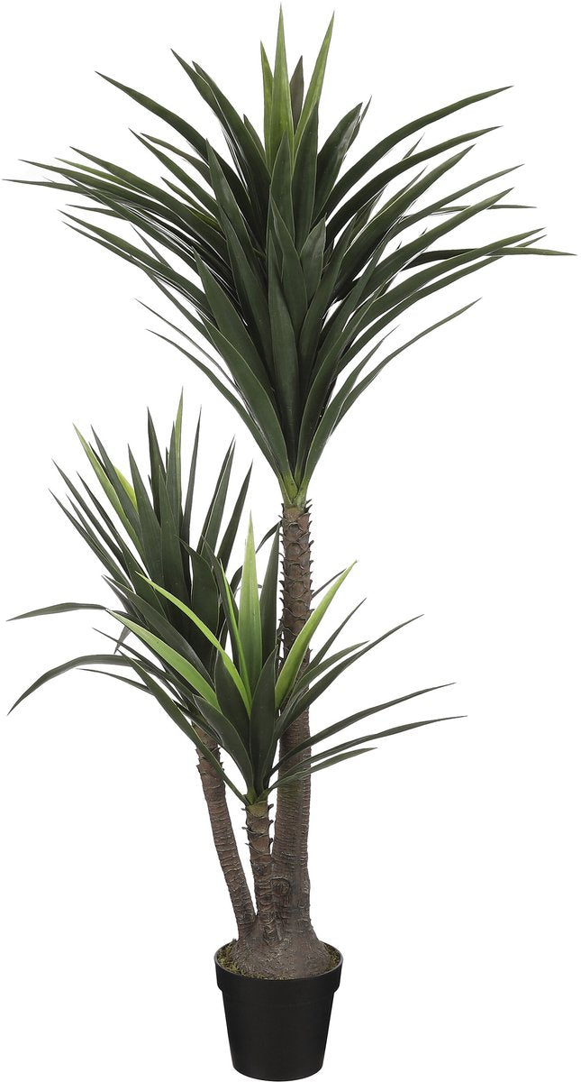 Mica decorations yucca kunstplant - h160 x ø80 cm - groen