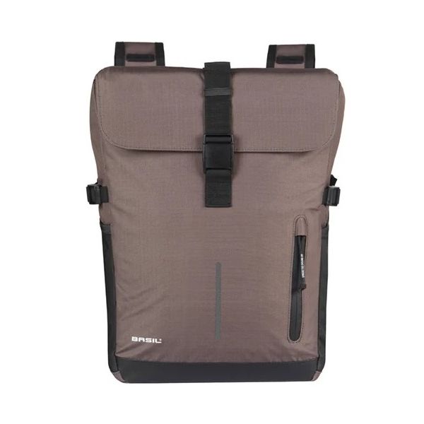 Basil dubbele fietsas move 30 liter 16 x 27 x 38 cm - bruin