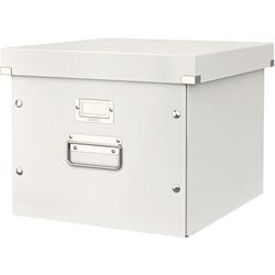 Leitz click store opbergdoos voor hangmappen - archiefdoos tot a3 formaten - 35.7 x 28.5 x 36.7cm (bxhxd) - ideaal voor kantoor en thuiswerken - wit