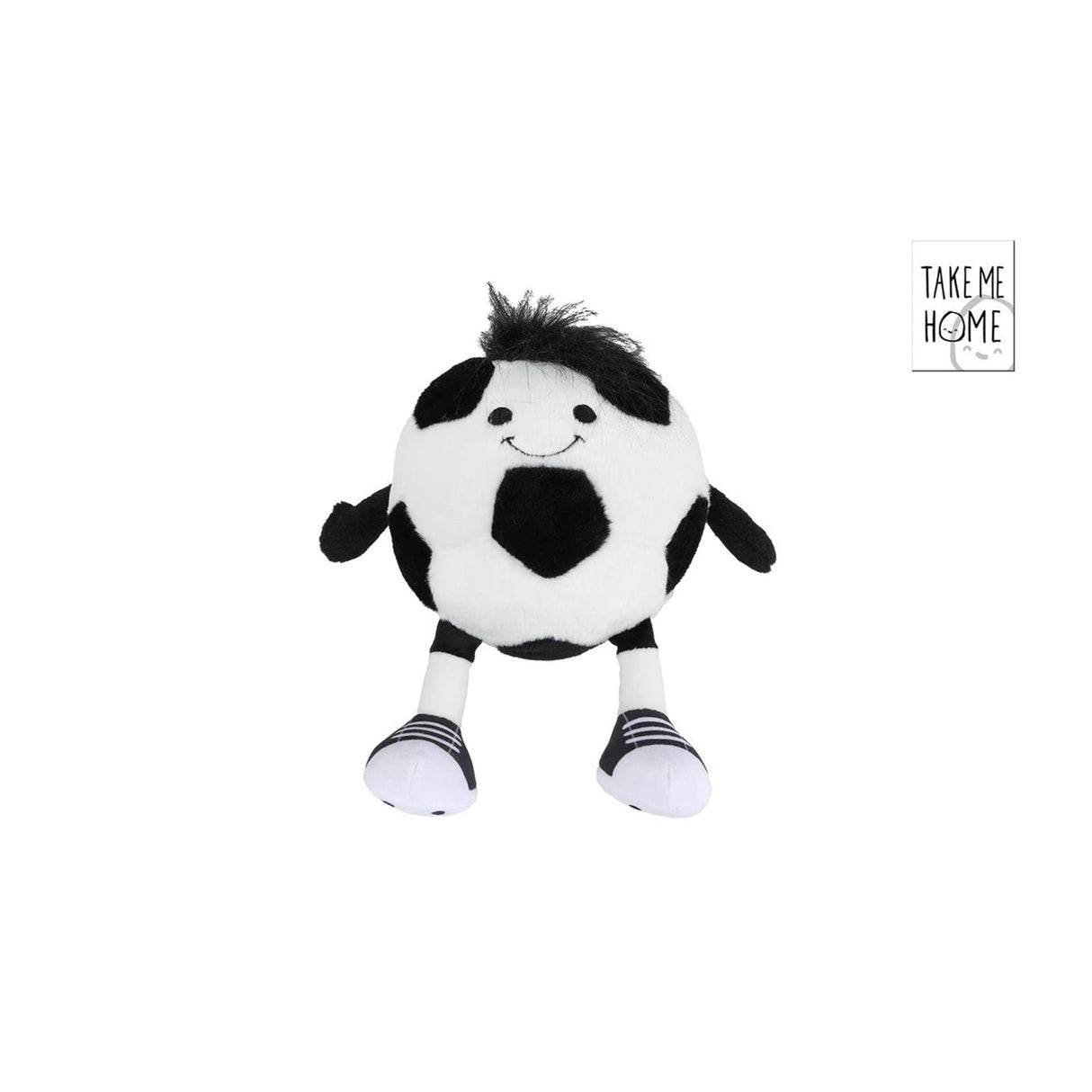 Take me home voetbal pluche 16,5 25cm