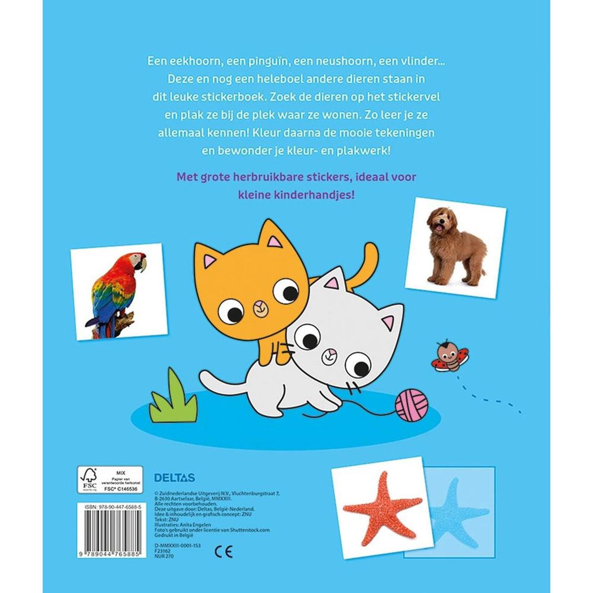 Deltas mijn dieren stickerboek