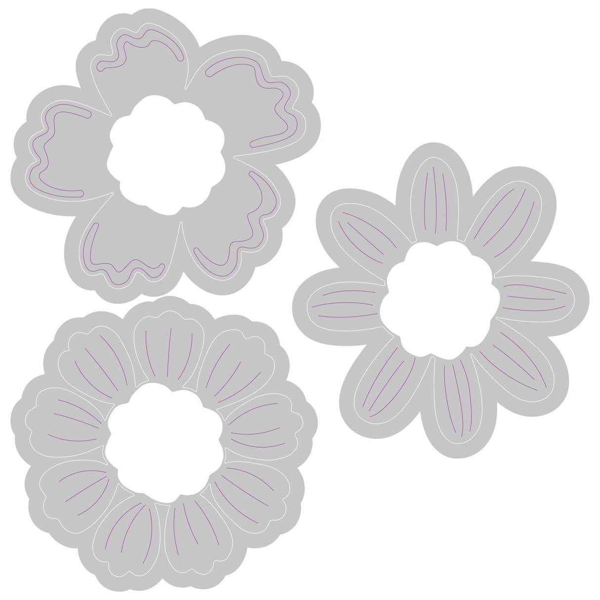 Sizzix • switchlits embossing folder detailed blooms