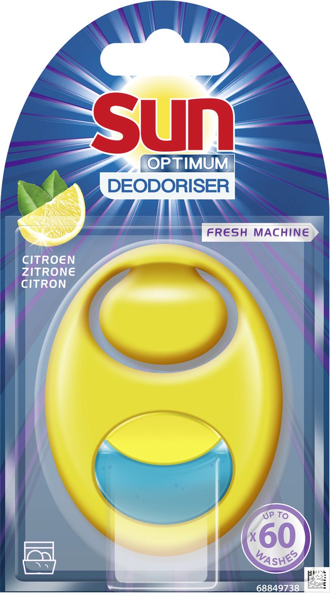 Sun optimum citroen vaatwasmachine verfrisser - 1 stuk
